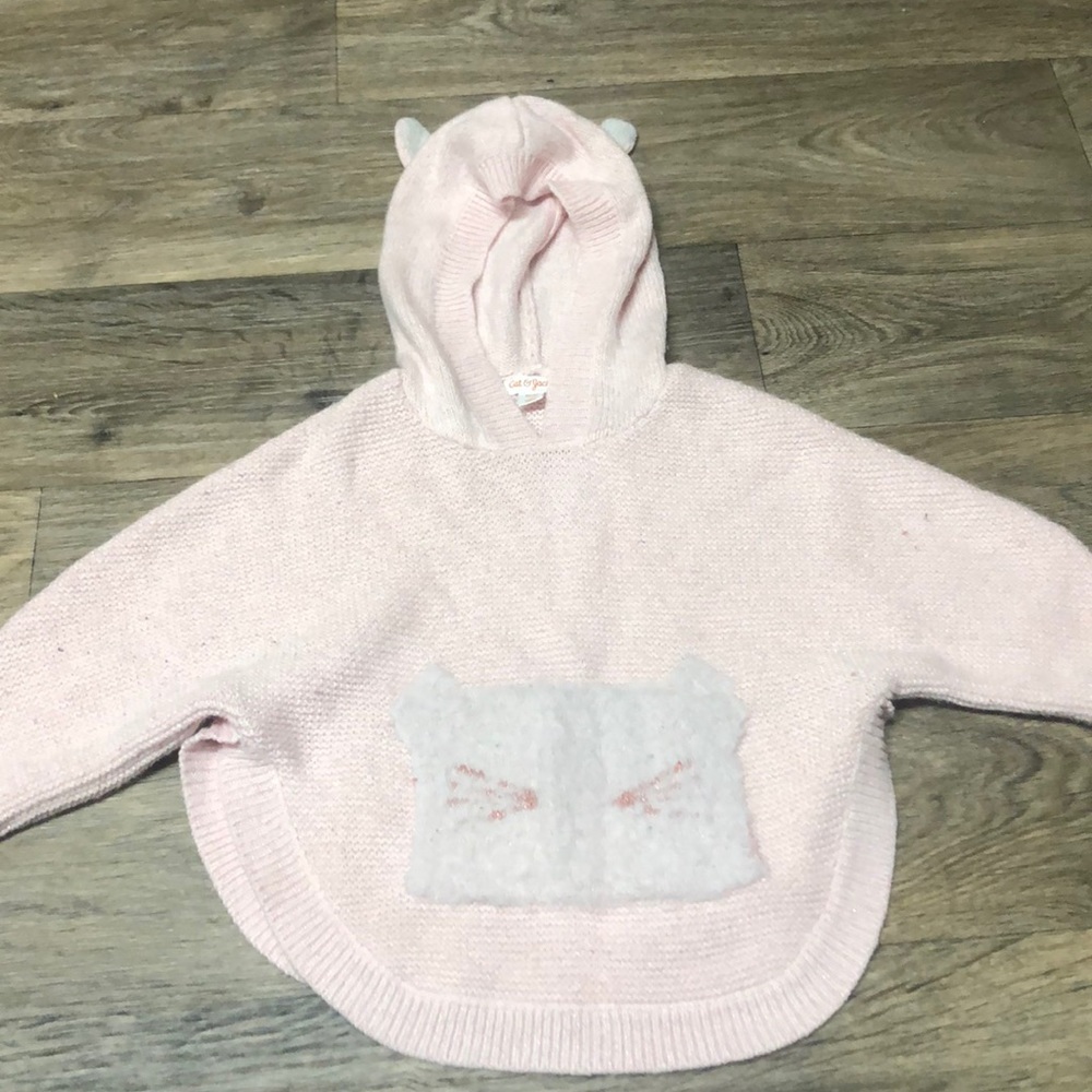 Pink Fuzzy Sweater/Shaw
